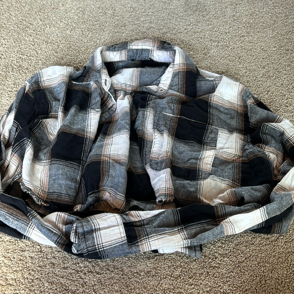 Cropped flannel